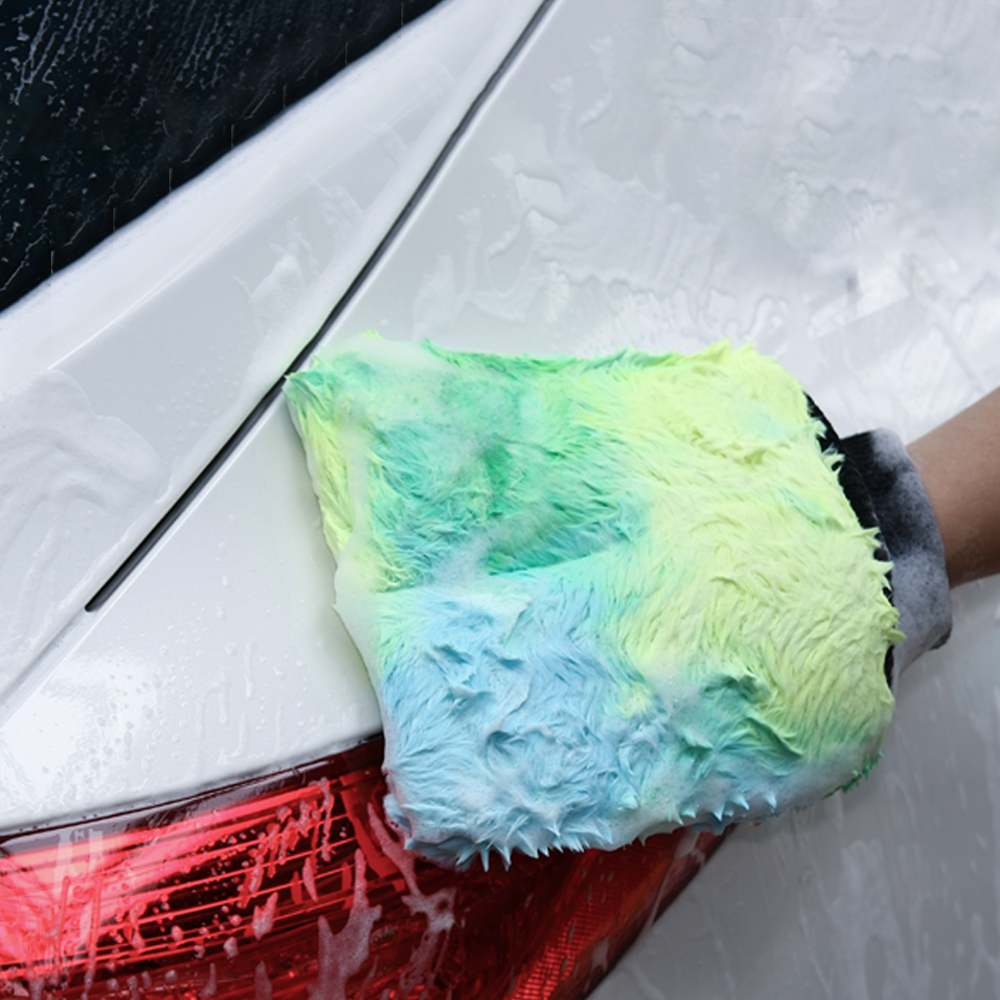 Purestar Color Pop Wash Mitt Green - 05